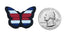 Costa Rica Butterfly Shoe Charm Shoe Charm Costa Rica